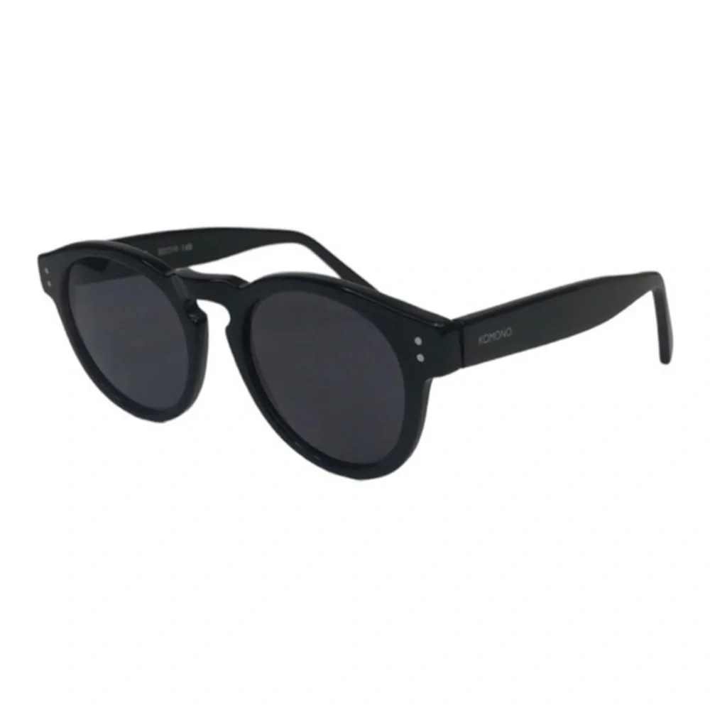 Komono Sunglasses NEW Glossy Black Clement round